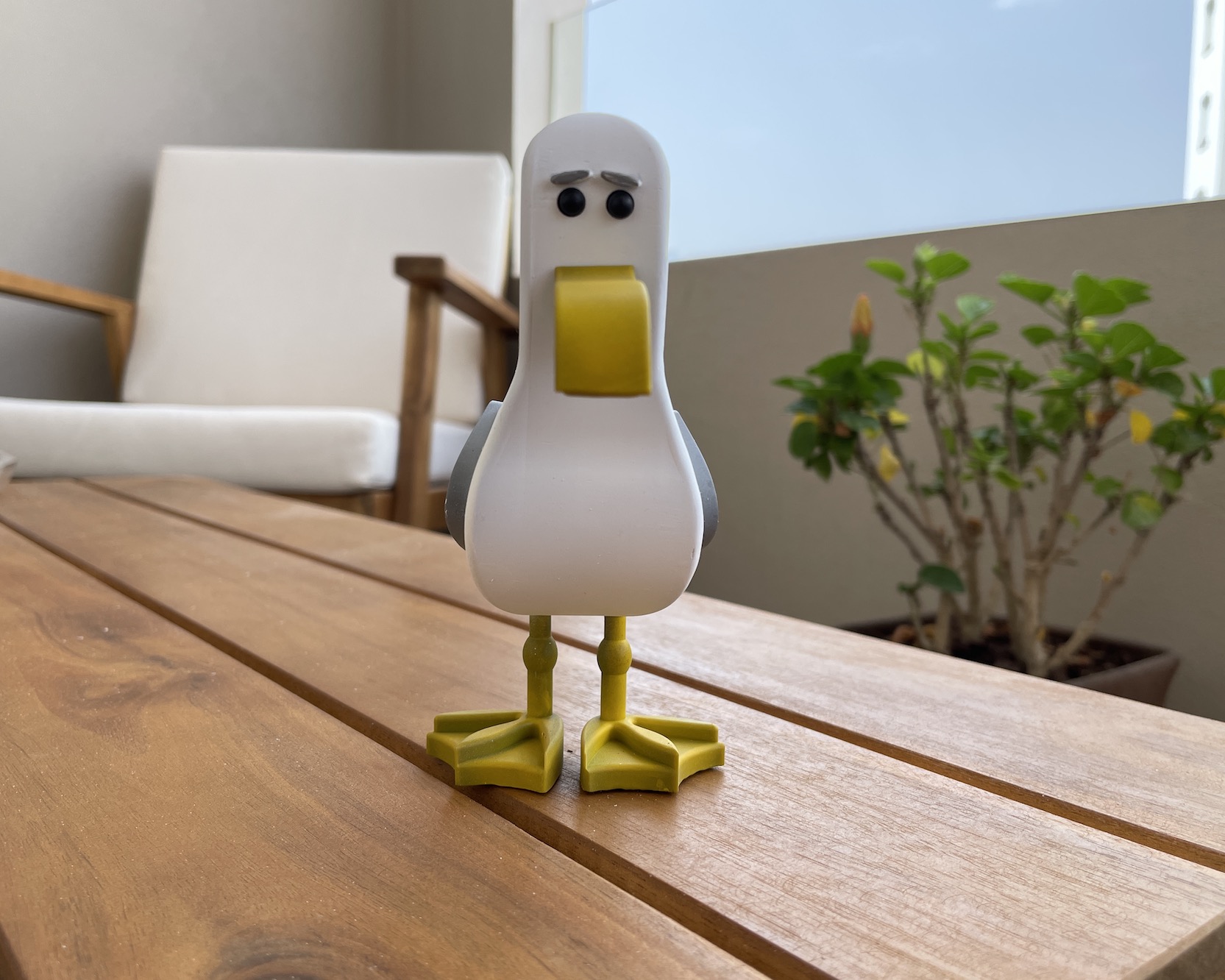 Seagull Finding Nemo 3d Resin Printed Hand Painted Mine! Mine! - Image 2