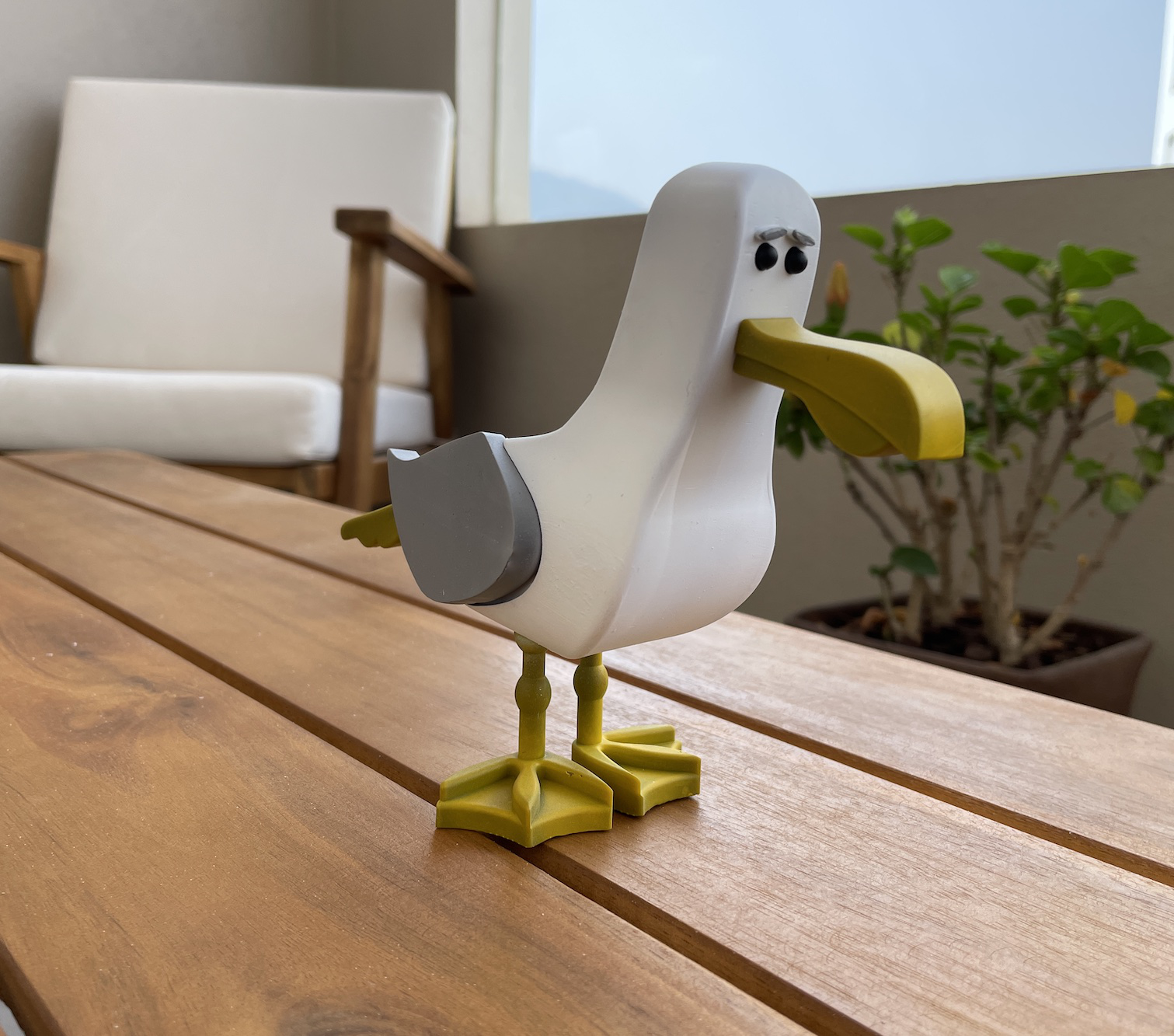 Seagull Finding Nemo 3d Resin Printed Hand Painted Mine! Mine! - Image 3