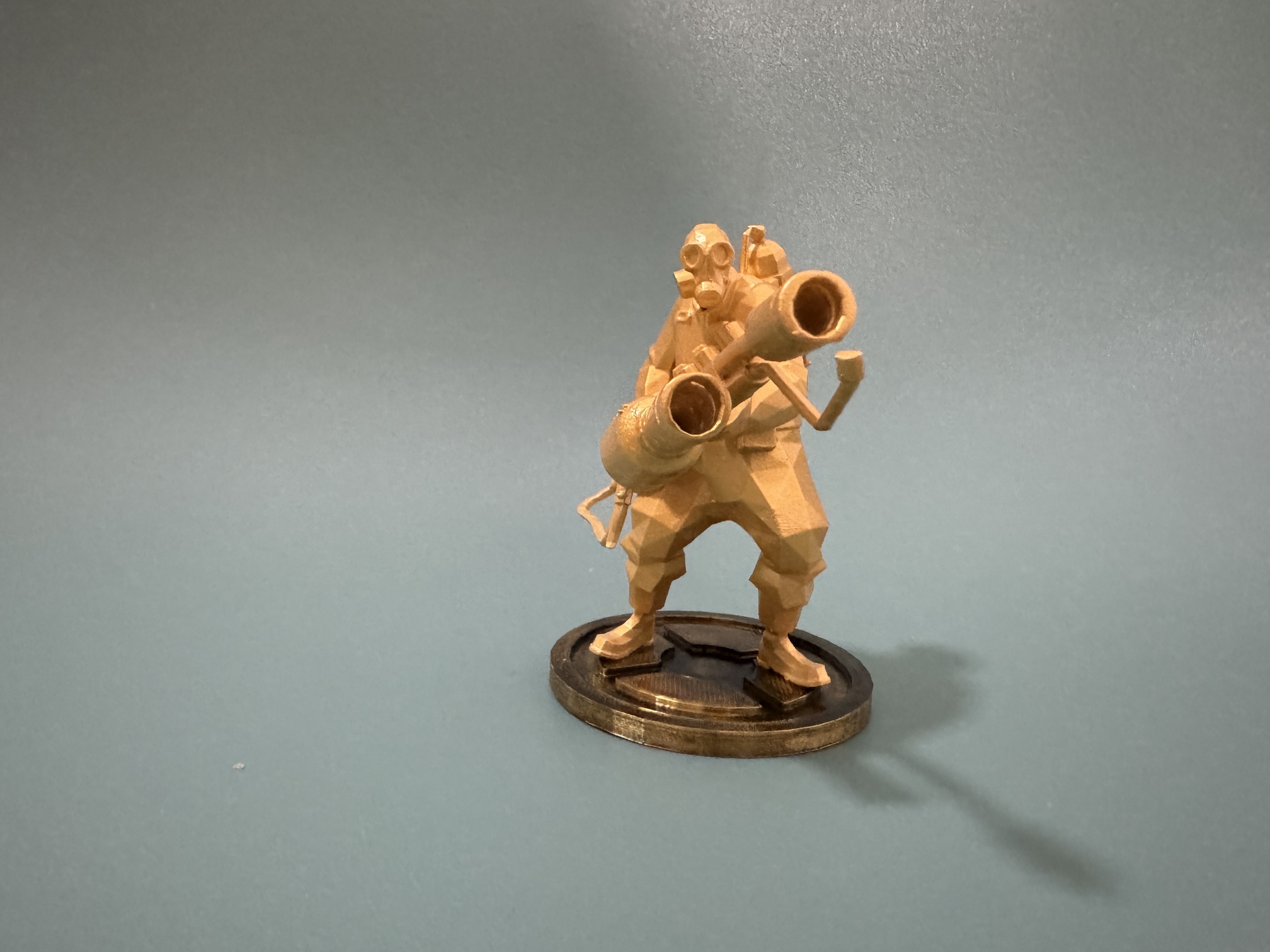 Team Fortress 2 Pyro Figure 3d Resin Printed - Printoutbox
