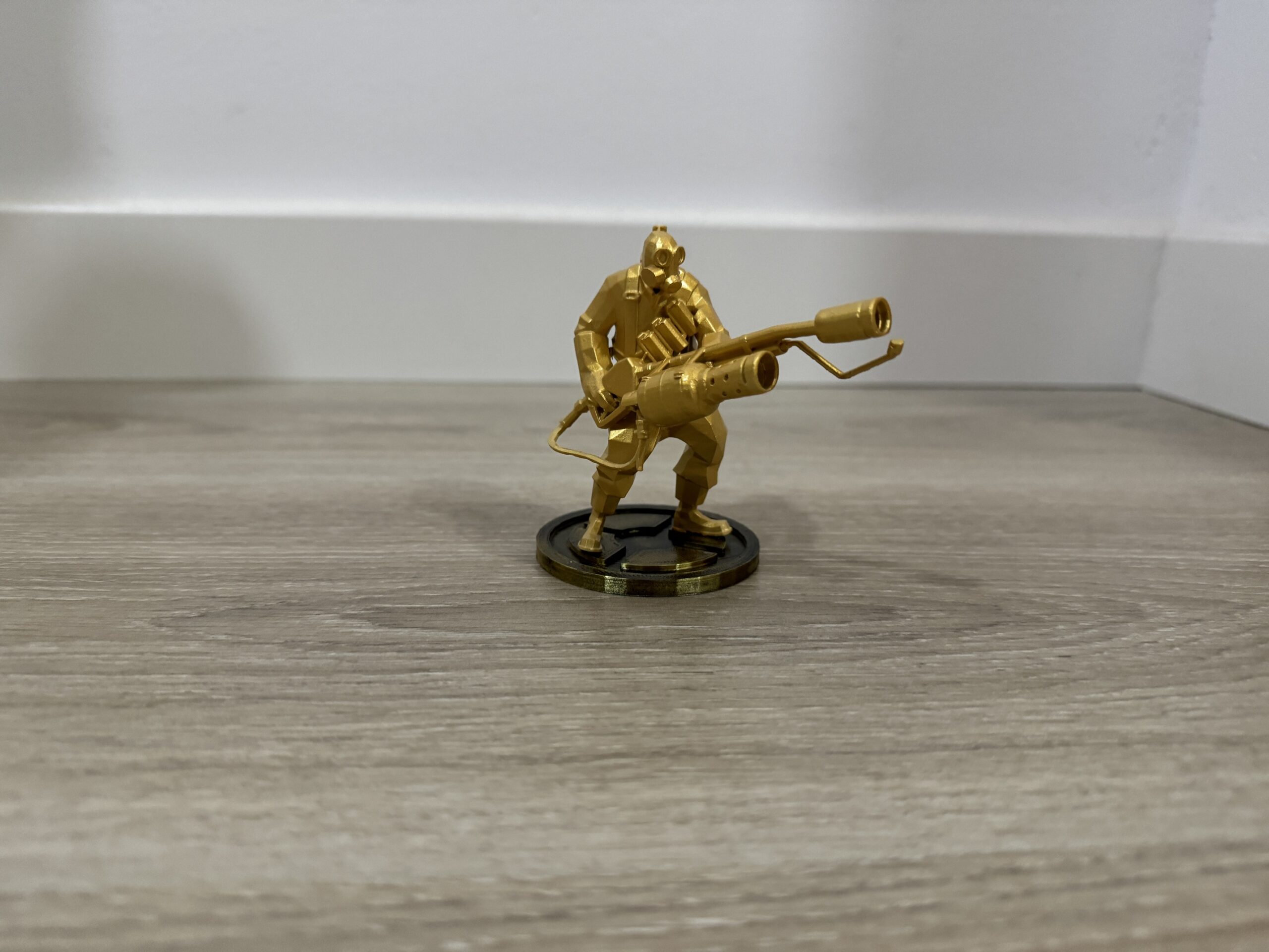 Team Fortress 2 Pyro Figure 3d Resin Printed - Printoutbox